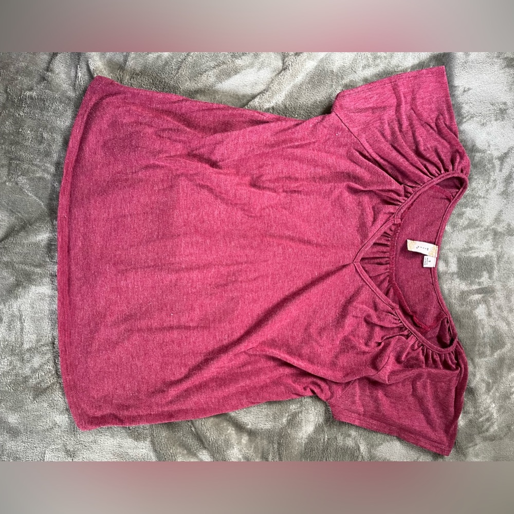 Women’s casual dress shirt red/pink size S Misia